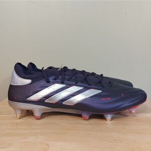 Adidas Copa Pure 2 Elite KT SG Soccer Cleats Purple Silver IG6396 Men's Size 13